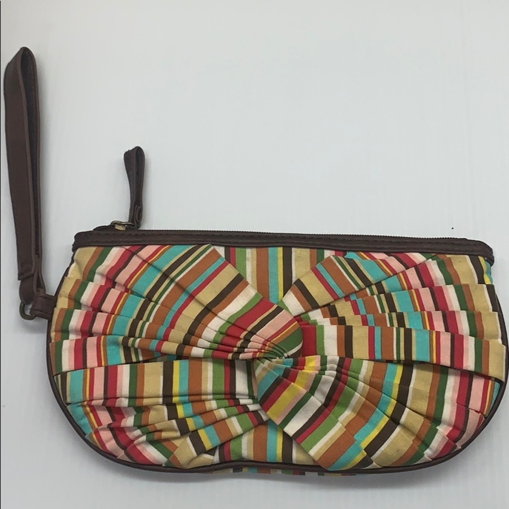 Adorable multi-color clutch purse